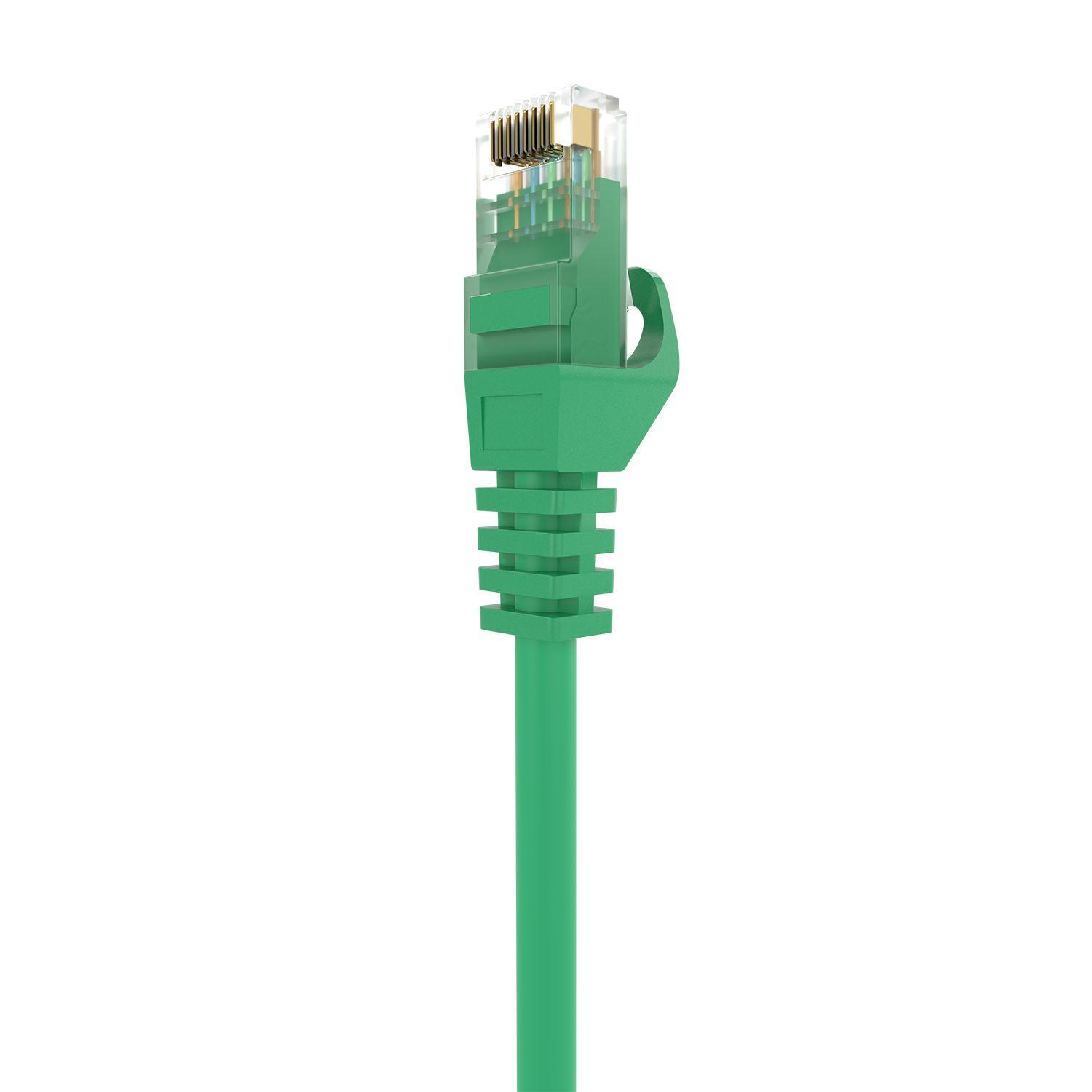 Cabo de Rede AISENS A145-0579 (0,5 m - Cat6A - RJ-45 - Verde), miniatura 2