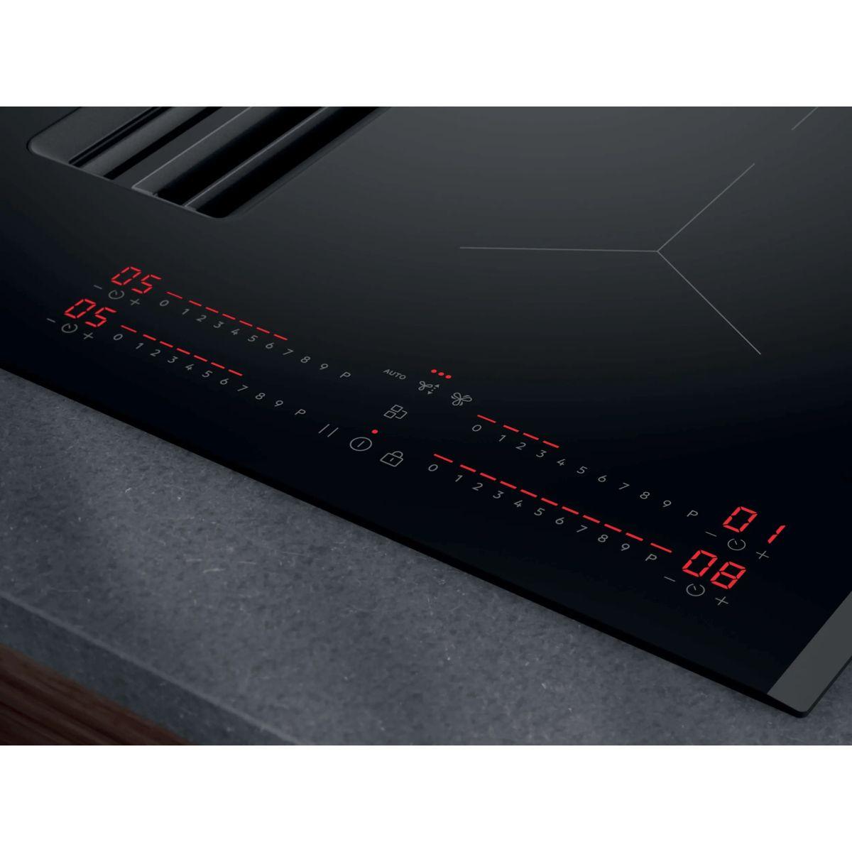 Placa de Indução com Exaustor Integrado AEG TH84CB03FB (4 zonas - 7350 W - Cerâmica - Preto) — miniatura 2