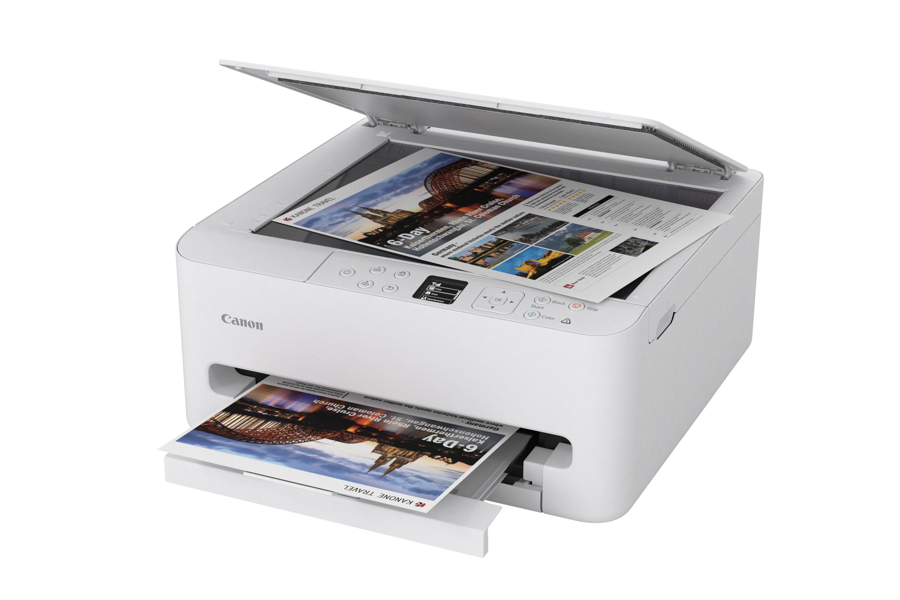 Impressora Multifunções CANON PIXMA TS6550i (A4 - Impressão a cores - 100 folhas - Branco) — miniatura 4