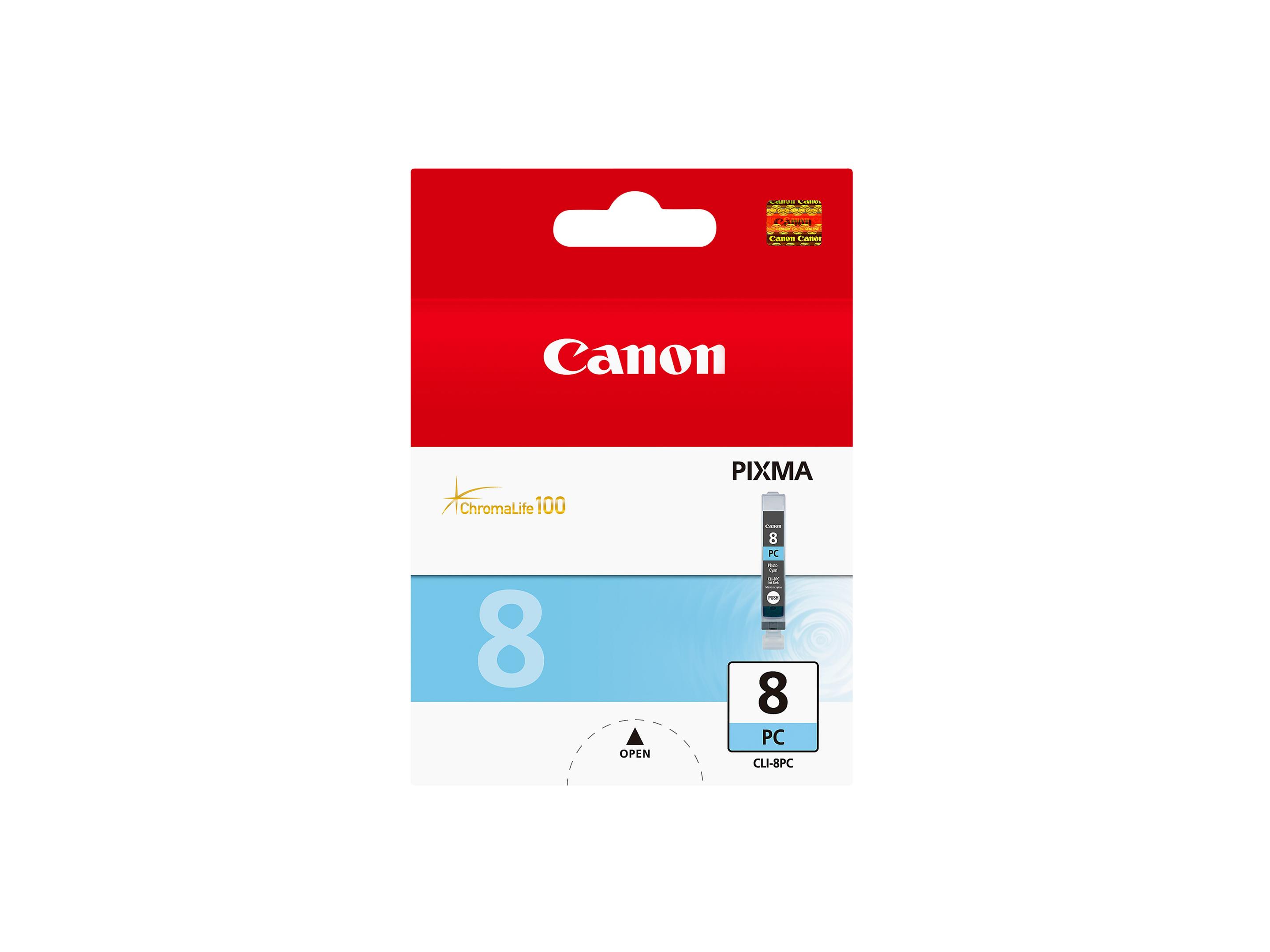 Tinteiro CANON CLI-8PC (198 páginas - Ciano Foto)