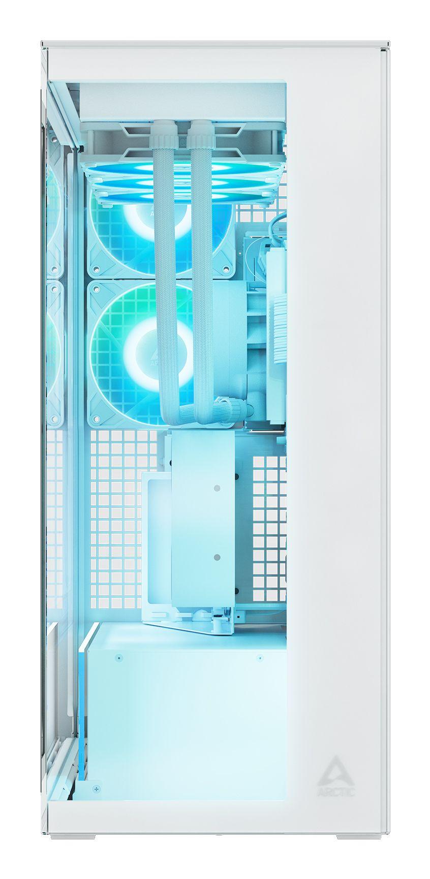 Caixa PC ARCTIC Xtender VG Premium (EATX - Midi Tower - EATX, Mini-ITX, ATX, micro-ATX - Branco) — miniatura 2