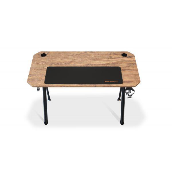Mesa Gaming DRIFT DZ175 (1200 x 600 mm - 100 kg - Forma retangular - Madeira/Preto), miniatura 3