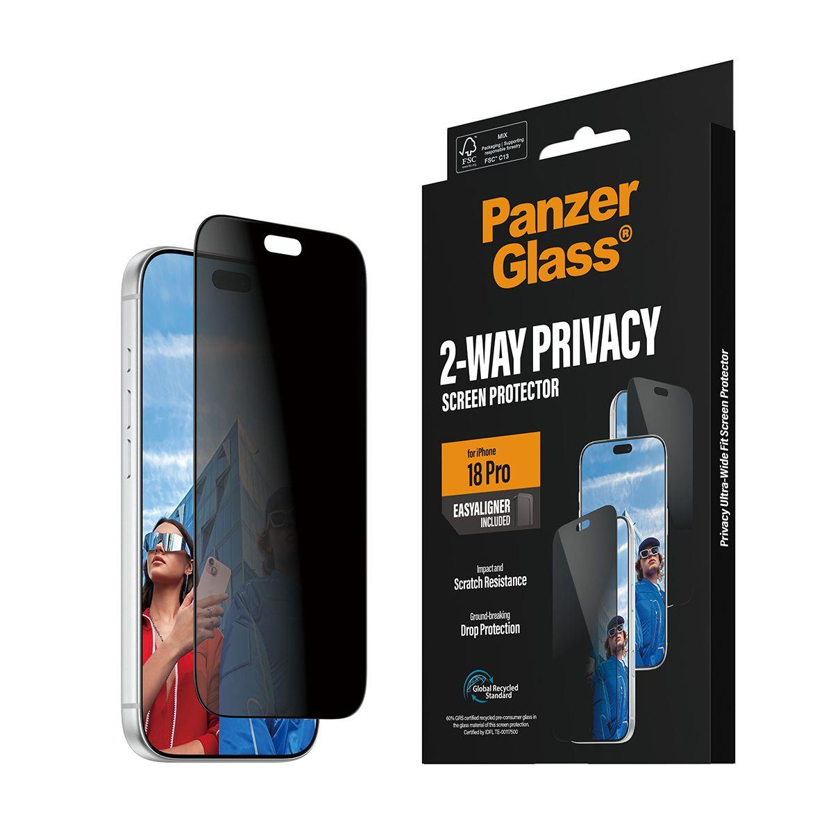 Película de Proteção de Ecrã PANZERGLASS iPhone 18 Pro (Apple iPhone 18 Pro - Transparente), miniatura 7