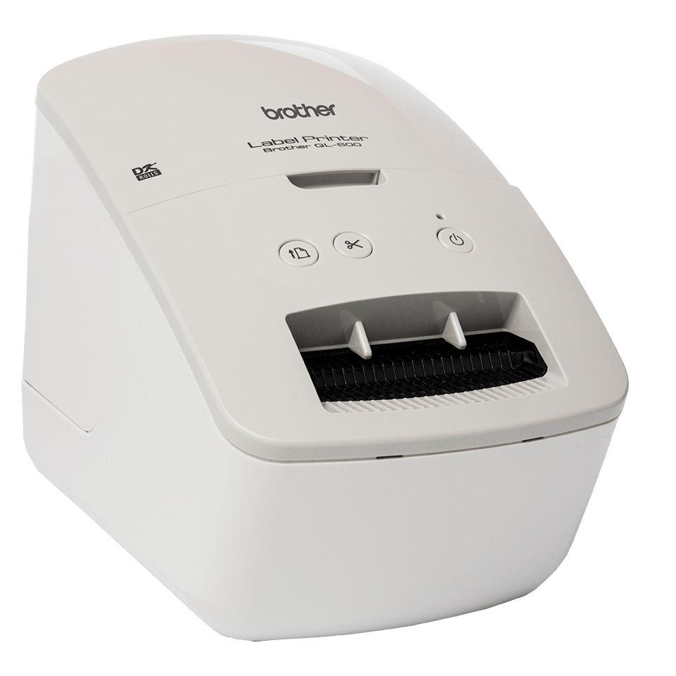 Impressora de Etiquetas BROTHER QL-600G (Com fios e sem fios - Cinzento e Branco), miniatura 5