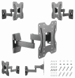 Suporte de Parede TV GEMBIRD WM-42ST-01 (23-42" - VESA 200 x 200 mm - Preto)