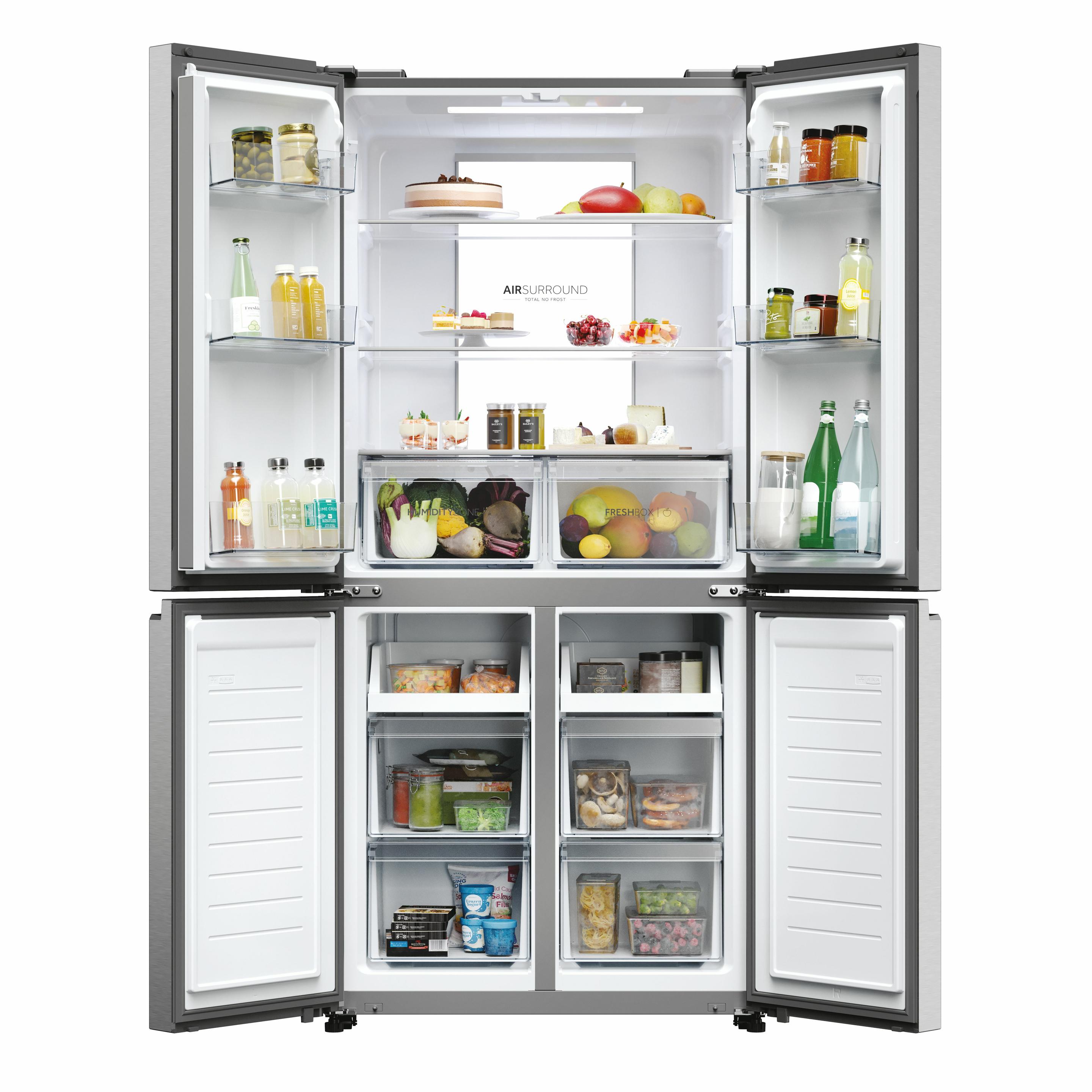Frigorífico Americano Independente HAIER HCR7818DNMM (467 L - hOn - 181,5x83,3x65 cm - Inox), miniatura 2