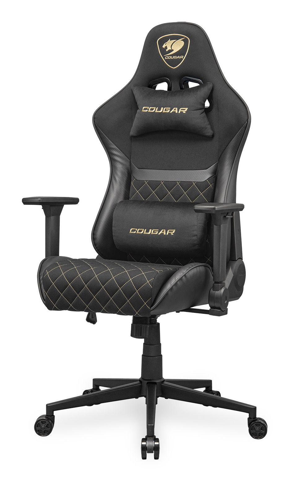 Cadeira Gaming COUGAR ARMOR ONE V2 GOLD F (120 kg - 10 cm - 90–155° - Preto/Dourado), miniatura 2