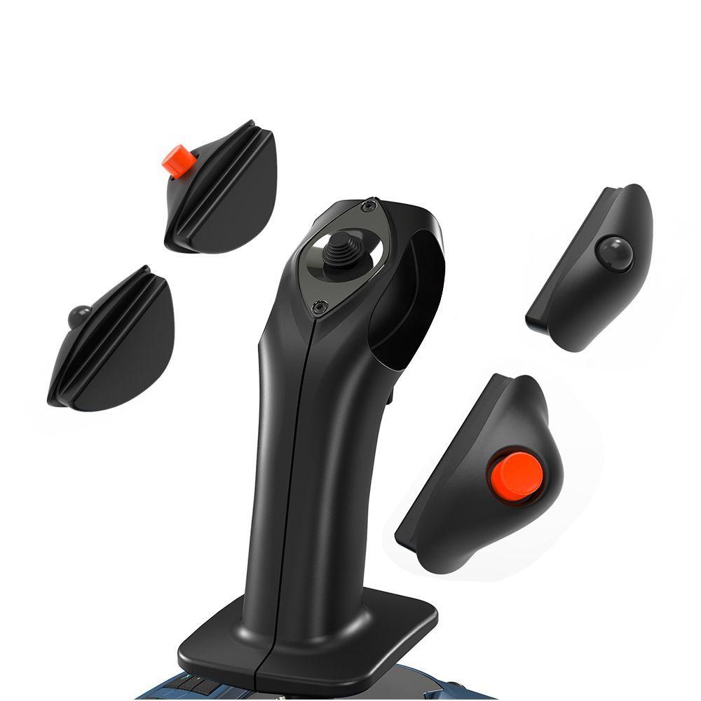 Joystick de Voo THRUSTMASTER TCA Sidestick X Airbus Edition (Xbox - USB Type-C - Com fios - Preto e Azul) — miniatura 5