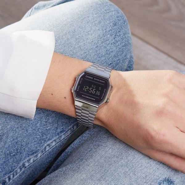 Relógio Digital CASIO A168WEM-1EF (Resina - Prateado) — miniatura 4