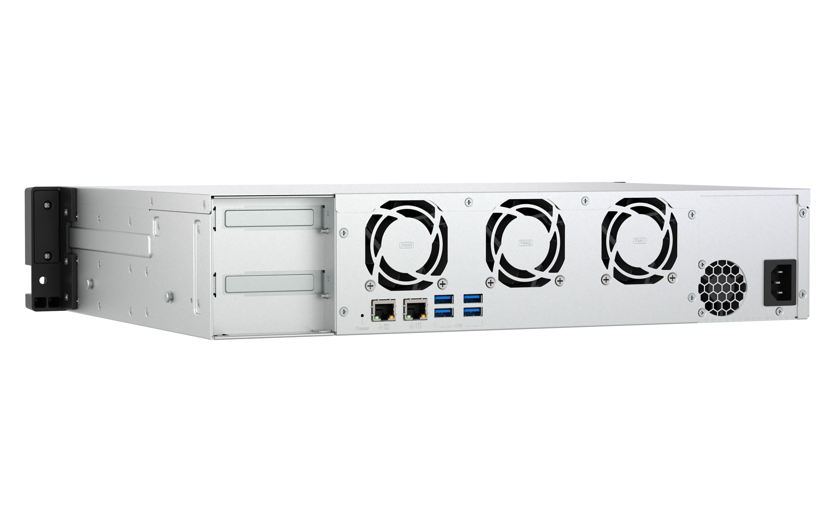 NAS QNAP TS-855EU-8G (Serial ATA II, Serial ATA III - 8 GB - 8 baias - Preto), miniatura 3
