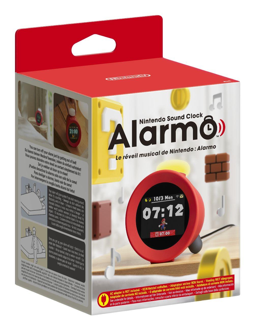 Despertador Digital Interativo NINTENDO Sound Clock: Alarmo (Vermelho), miniatura 8