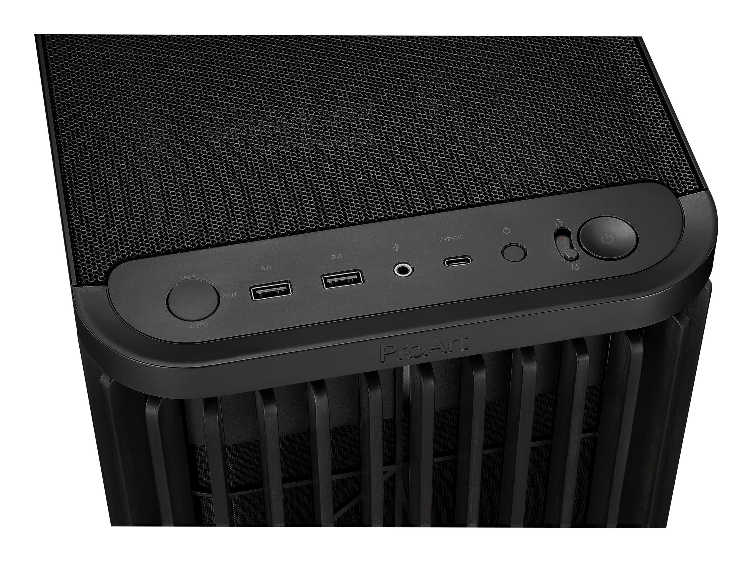 Caixa PC ASUS ProArt PA401 Wood Edition Mesh Panel (Madeira - 16 cm - 31,5 cm - Preto) — miniatura 5