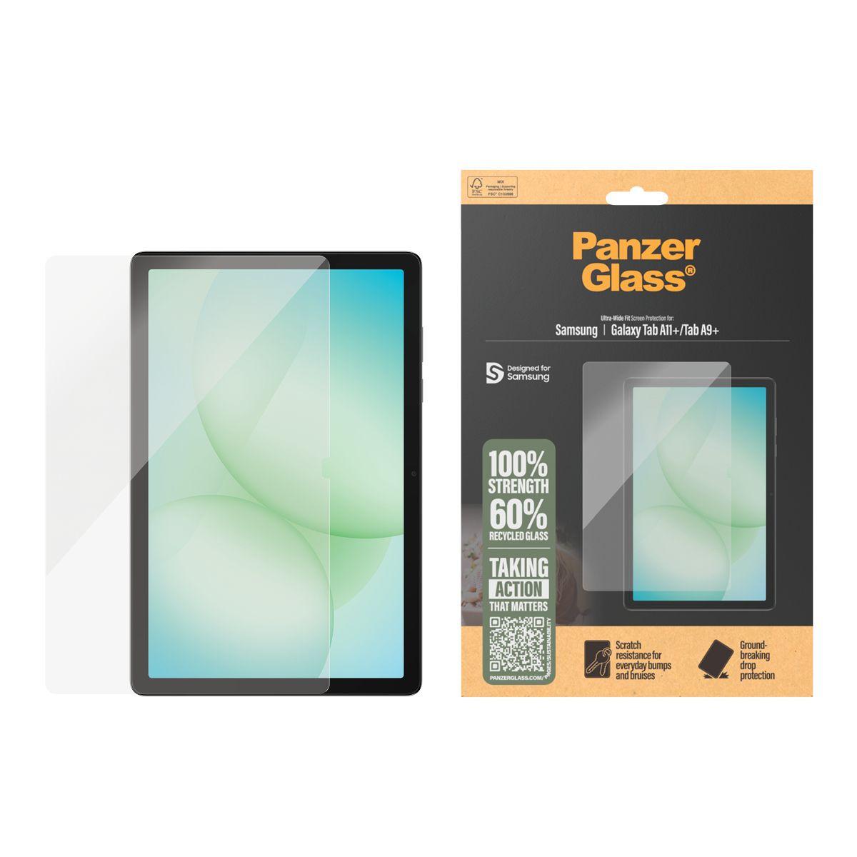 Película de Proteção de Ecrã PANZERGLASS Samsung Galaxy Tab A11+ / Tab A9+ Ultra-Wide Fit (Samsung - Transparente) — miniatura 2