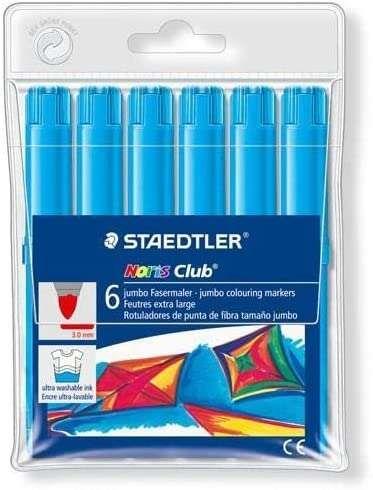 Conjunto de 6 Marcadores STAEDTLER Noris Watercolour 340 WP6-30 (Azul Claro), imagem 1