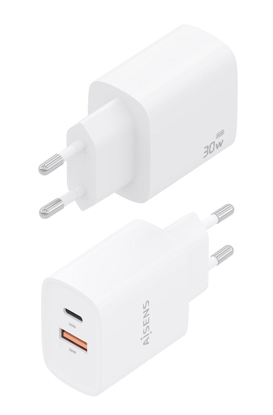 Carregador de Parede AISENS A110-0952 (30 W - Branco), miniatura 3