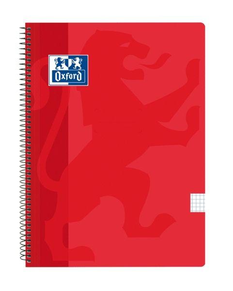 Caderno Espiral OXFORD School Classic (Polipropileno - Vermelho)