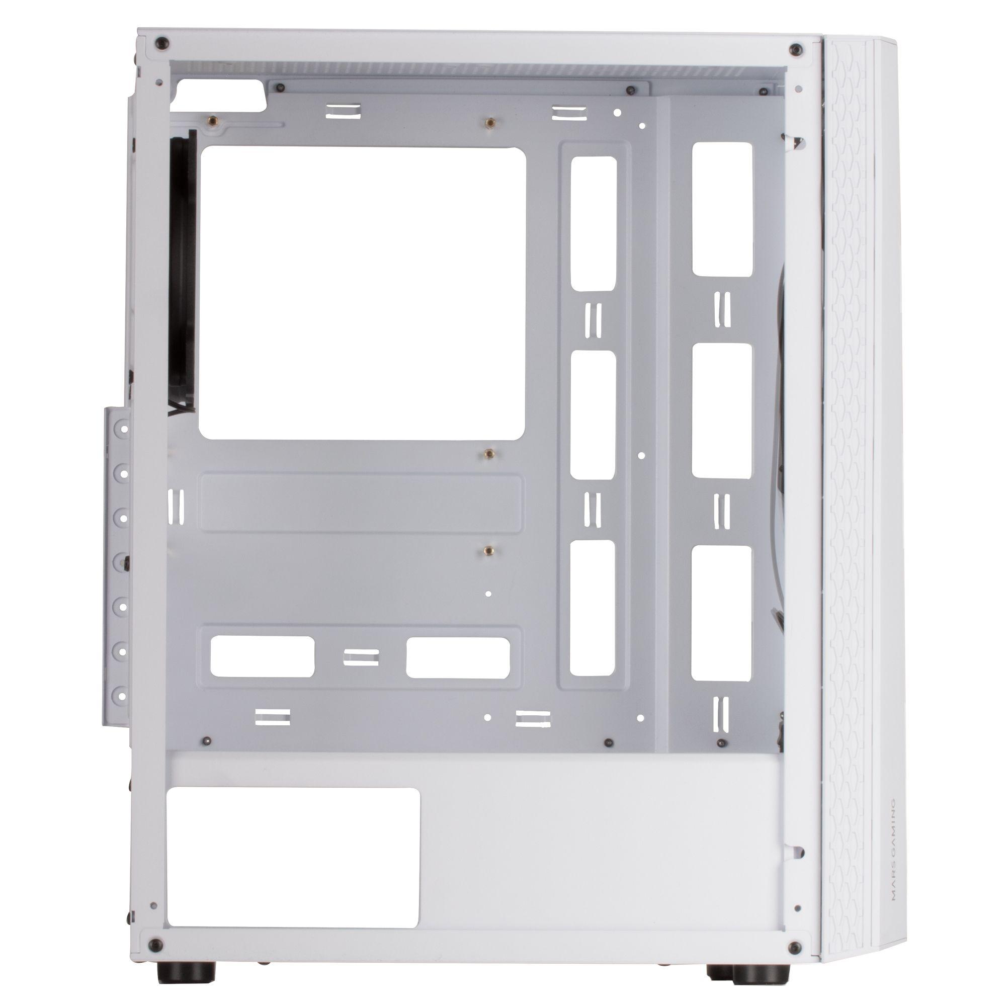 Caixa PC MARS GAMING MC-ART (ATX, micro ATX, Mini-ITX - Midi Tower - Acrílico, Vidro temperado - Branco), miniatura 5