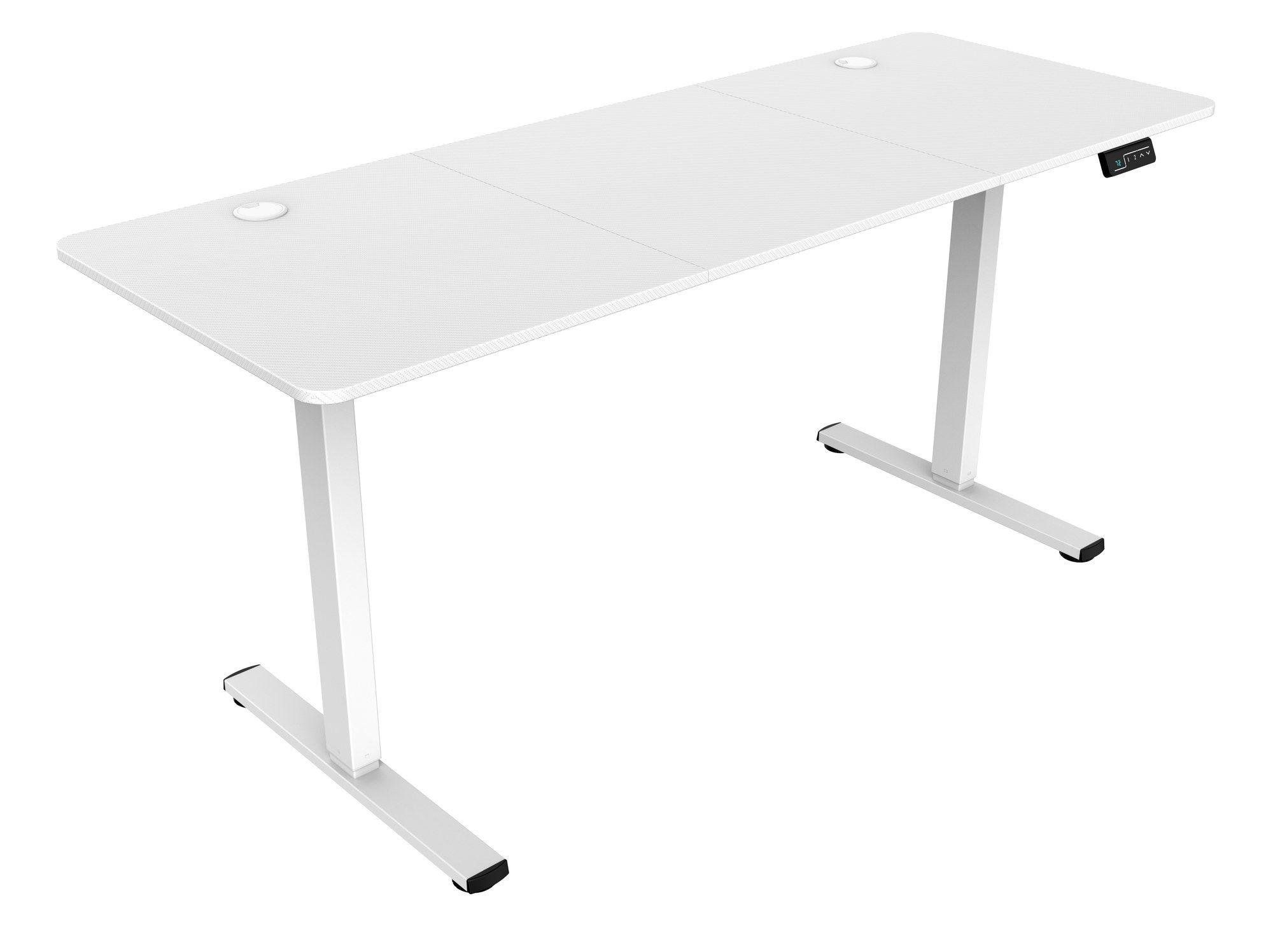 Secretária Gaming Elétrica MARS GAMING MGD-ERGOPRO160W (1600 x 600 mm - 60 kg - Forma retangular - Branco) — miniatura 4