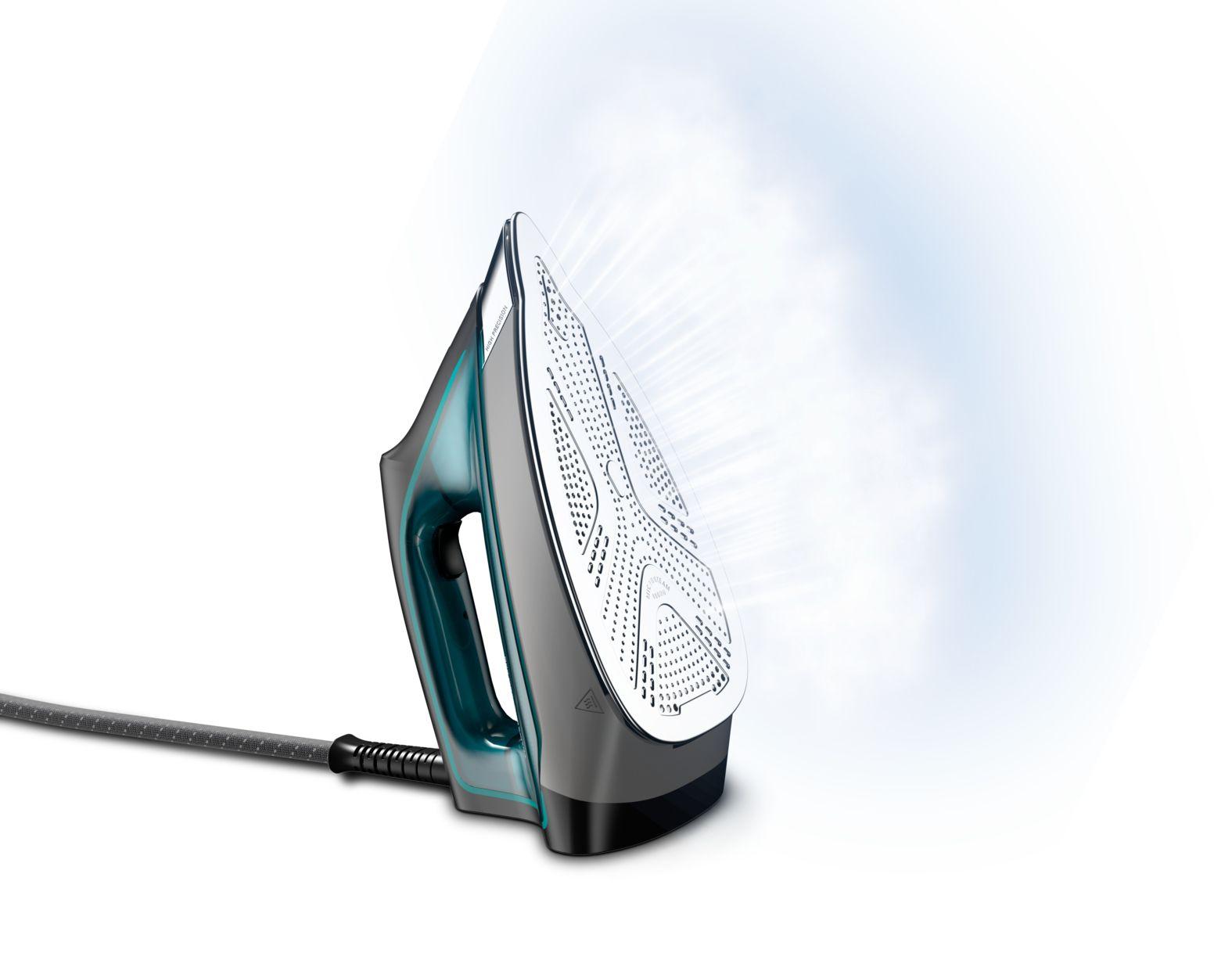 Centro de Engomar ROWENTA DG7623F0 (2200 W - 1,1 l - 325 g/min - Preto e Azul), miniatura 5