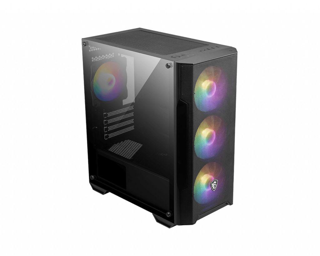 Caixa Micro-ATX MSI MAG Forge M100A (micro ATX, Mini-ITX - Micro Tower - Micro-ATX, Mini-ITX - Preto) — miniatura 2