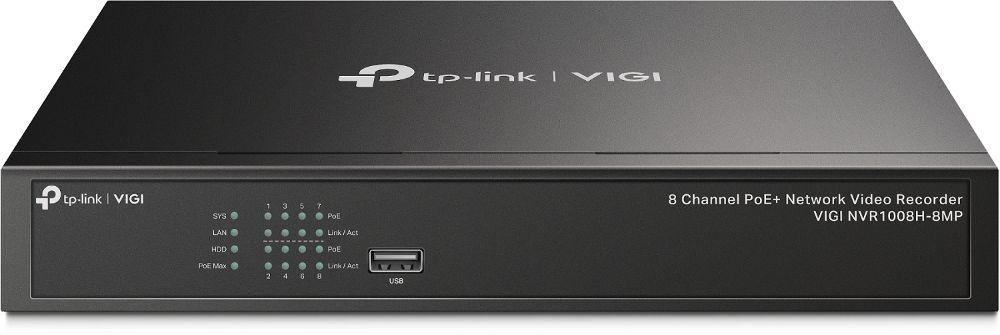 Gravador de Vídeo em Rede (NVR) TP-LINK VIGI NVR1008H-8MP (Preto)