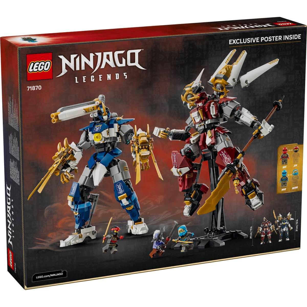 LEGO 71870 Ninjago A Dupla de Robôs Titãs (12+ anos - 1707 peças), miniatura 4
