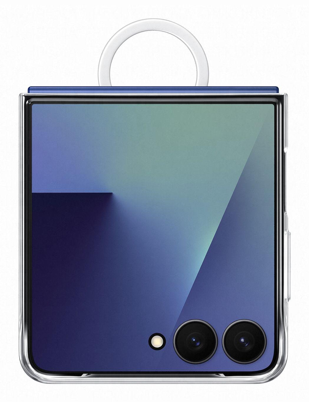 Capa SAMSUNG Ring Case Galaxy Z Flip7 (6,85" - Plástico - Transparente)