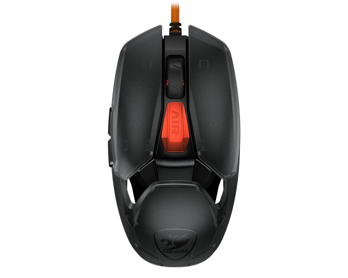 Rato COUGAR AirBlader Tournament (Mão direita - 20000 DPI - Ótico - Preto)