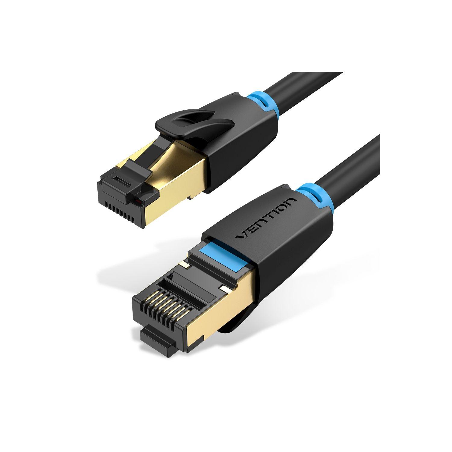 Cabo de Rede RJ45 VENTION IKABJ (5 m - Cat8 - RJ-45 - Preto) — miniatura 2