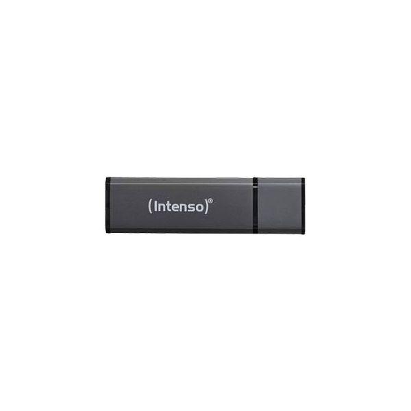 Pen USB INTENSO ALU Line (USB Type-A - Com tampa - 28,00 MB/s - Antracite) — miniatura 2