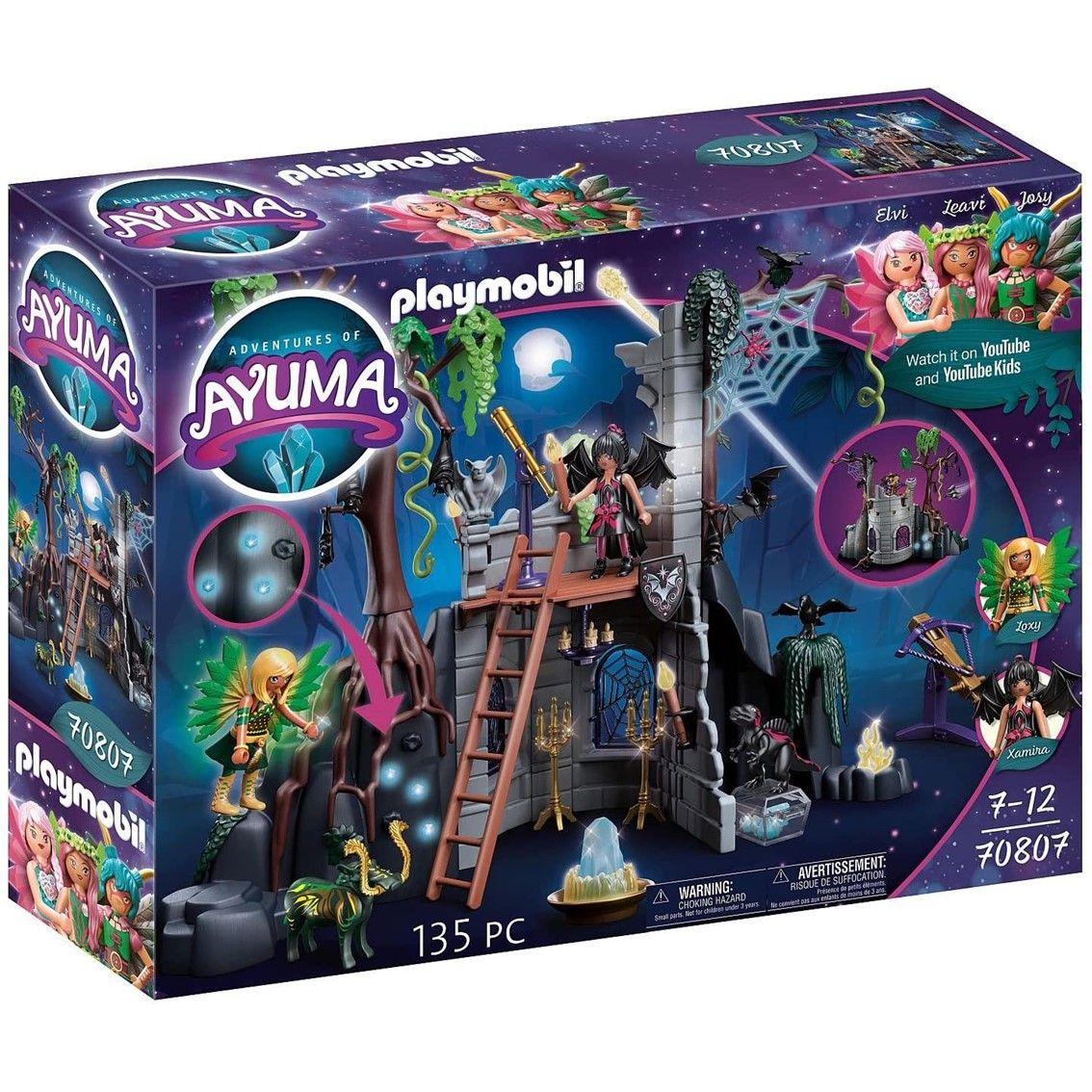 Construção PLAYMOBIL Ayuma Ruína das Fadas-Morcego 70807 (Ayuma - 7 anos - Multicor)