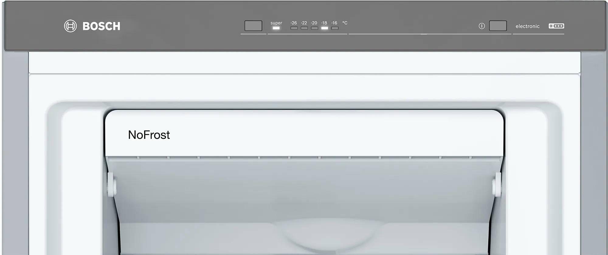 Arca Vertical Independente BOSCH GSN36VIEP (Altura 186 cm - 60 cm - 186 cm - Inox), miniatura 3