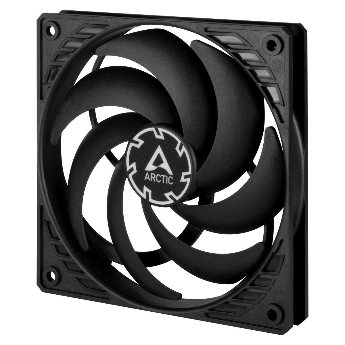 Ventoinha para Caixa de PC ARCTIC P12 Slim PWM PST (Não suportado - Plástico - Preto)