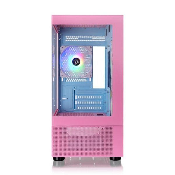 Caixa PC Micro Tower THERMALTAKE View 170 TG ARGB (micro ATX, Mini-ITX - PS2 - Micro Tower - Rosa) — miniatura 2