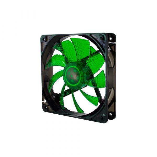 Ventoinha para Caixa de PC NOX Coolfan 120 LED (Plástico - LED - 1,44 W - LED Verde) — miniatura 4