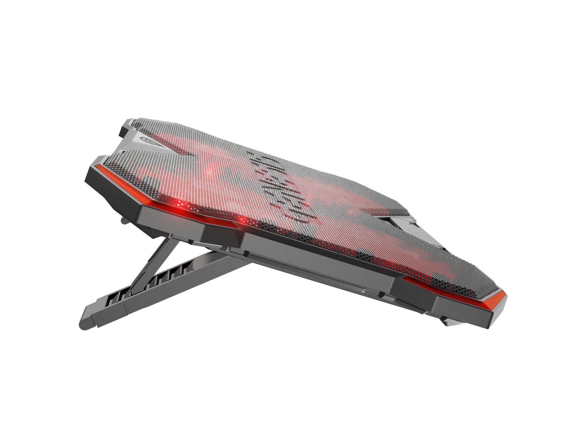 Base de Refrigeração GENESIS Oxid 260 (17,3" - 43,9 cm - 1010 RPM - Preto e Vermelho) — miniatura 7