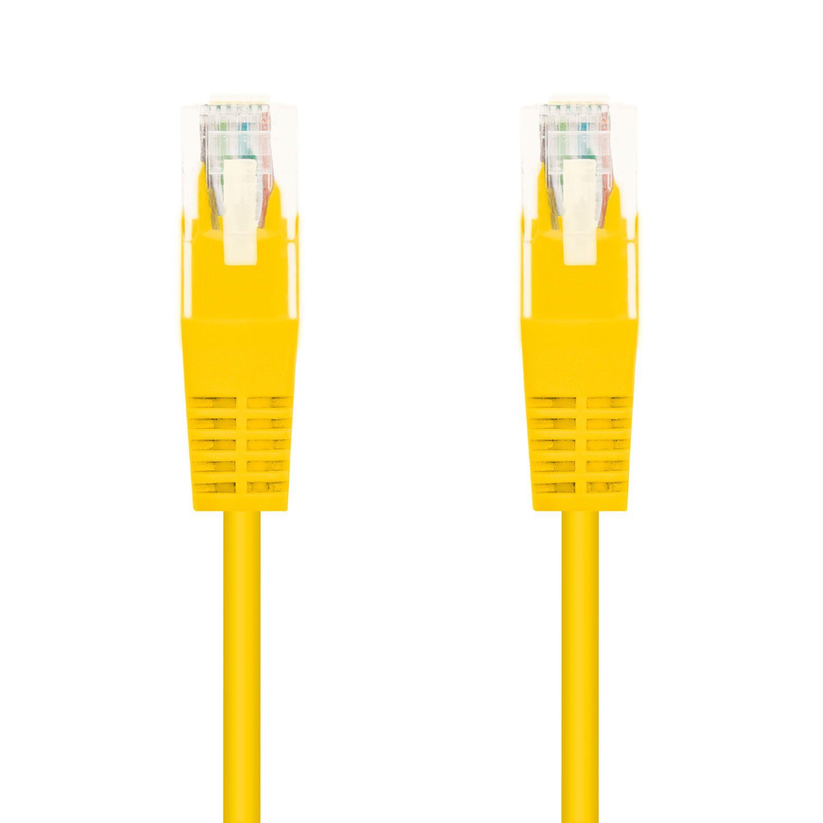 Cabo de Rede NANOCABLE 10.20.0400-L30-Y (0,3 m - Cat6 - RJ-45 - Amarelo) — miniatura 2