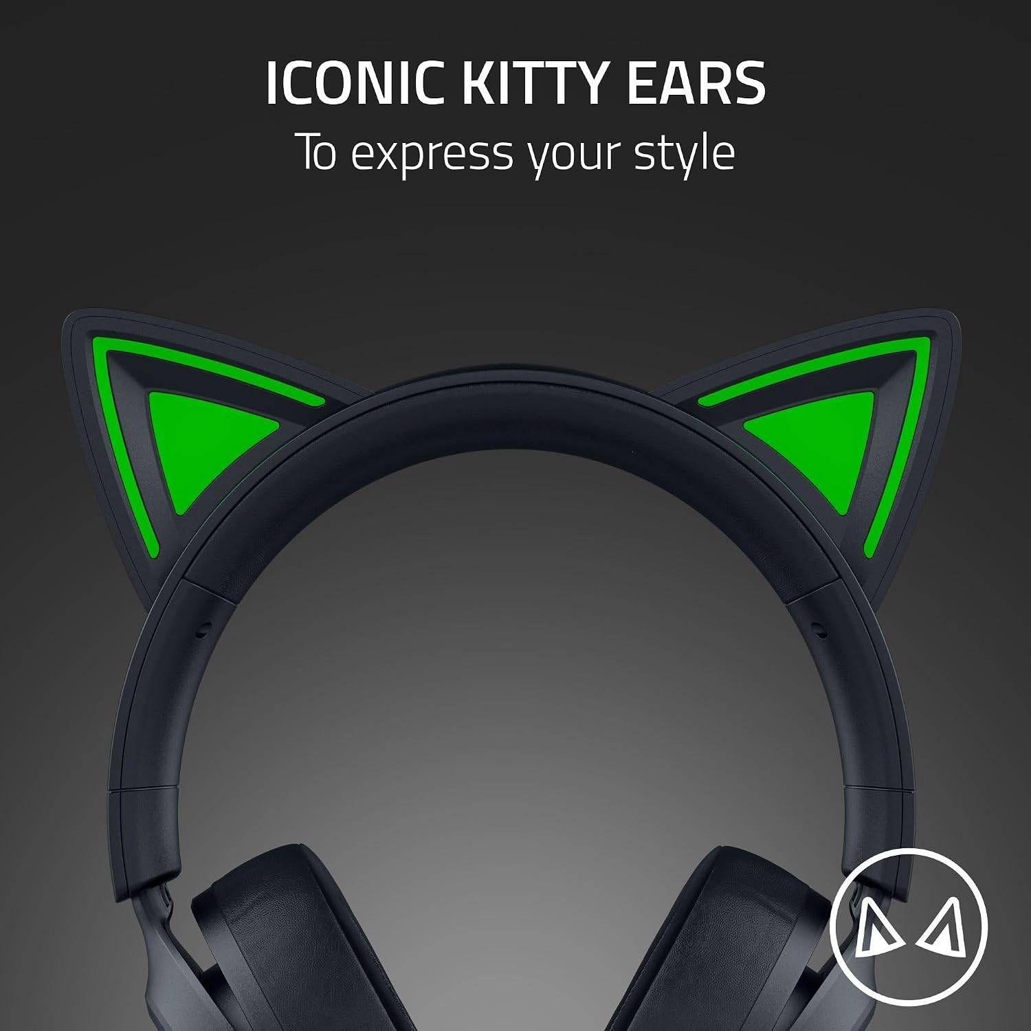 Headset Gaming RAZER Kraken Kitty V3 X (Binaural - Com fios - Circum-aural - Preto) — miniatura 3