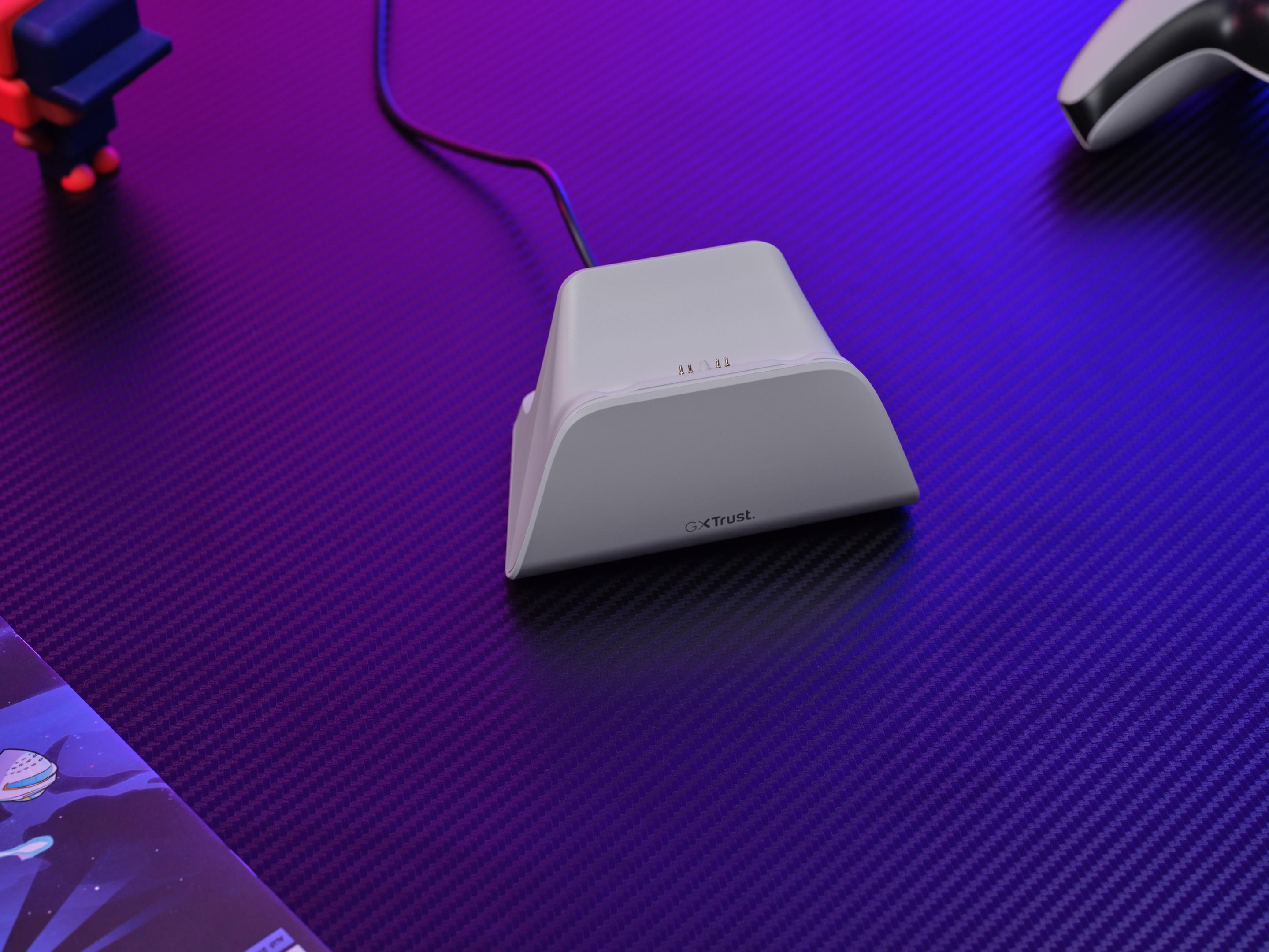 Base de Carregamento Rápido TRUST GAMING GXT 255 (USB Type-A para USB Type-C - PlayStation - Branco) — miniatura 10