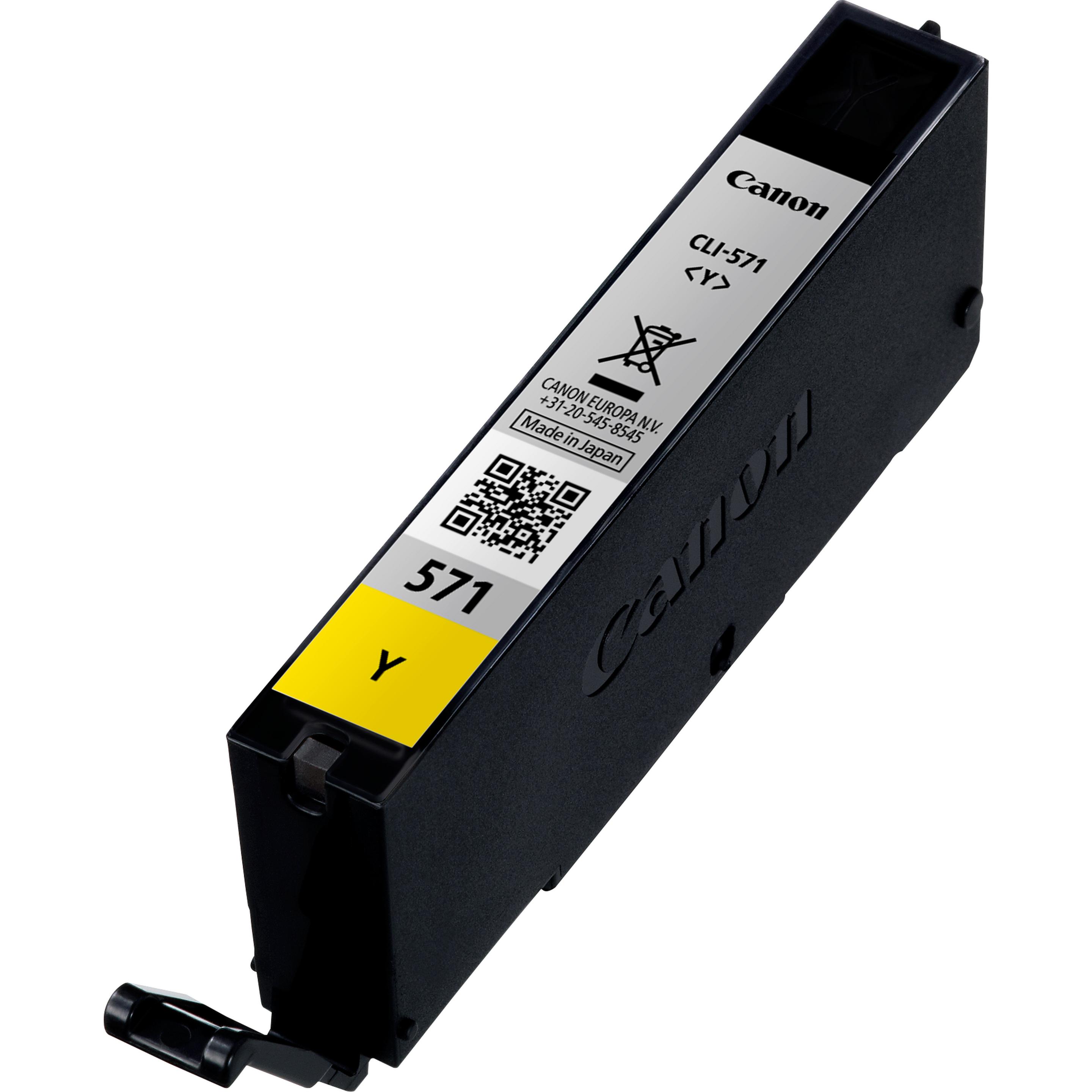 Tinteiro CANON CLI-571 0388C001 (347 páginas - Amarelo), imagem 1