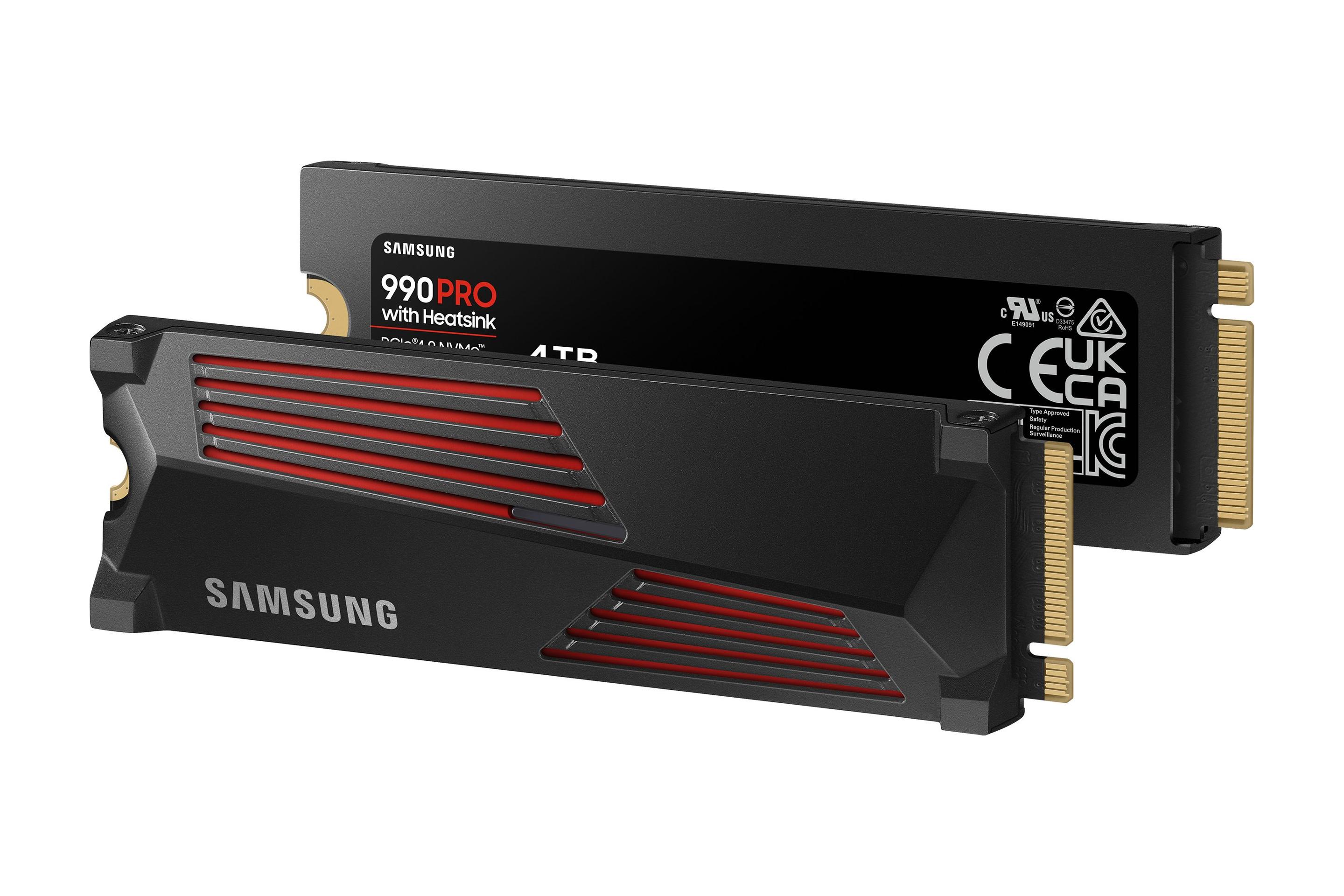Unidade SSD Interna SAMSUNG 990 PRO com Dissipador (4 TB - M.2 2280 - PCI Express 4.0 NVMe) — miniatura 6