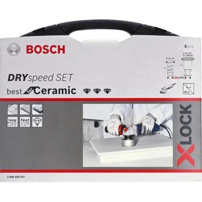 Conjunto de Coroas Diamantadas BOSCH X-LOCK Best for Ceramic Dry Speed (20–68 mm - Prateado), miniatura 2