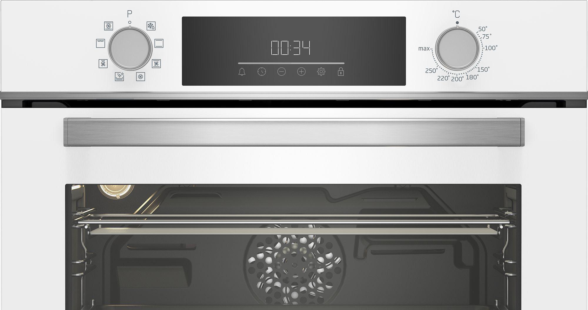Forno Encastre BEKO BBCM18300W (Forno elétrico - 48 l - SteamShine - Branco), miniatura 2