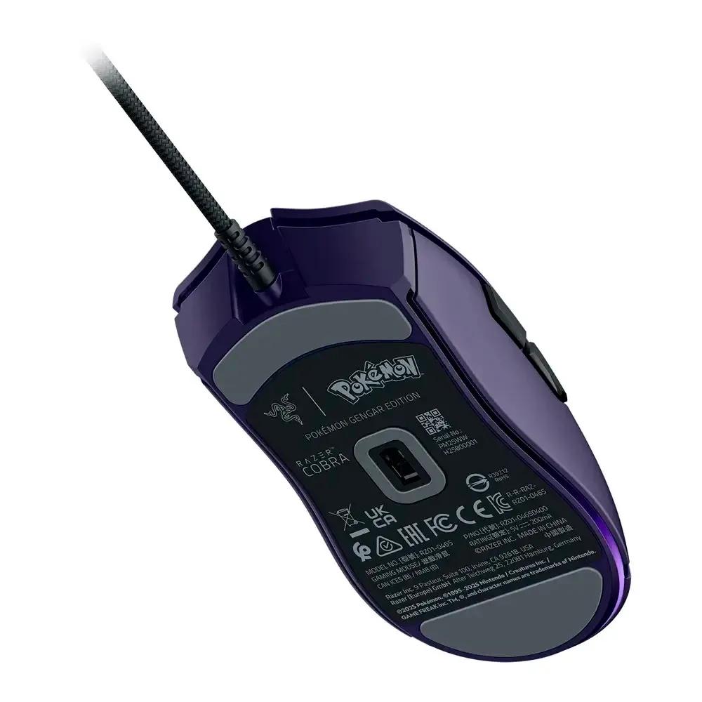 Rato RAZER Cobra Edição Pokémon Gengar (Simétrico para destros - 8500 DPI - Ótico - Roxo) — miniatura 5