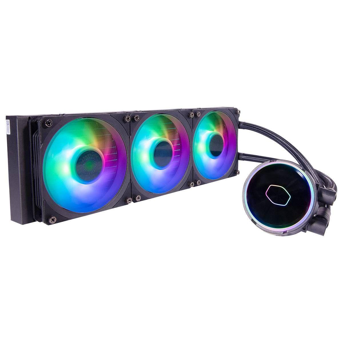 Kit de Arrefecimento Líquido para CPU COOLER MASTER MasterLiquid PL360 Flux (120 mm - 2300 RPM - Multi - Preto) — miniatura 2