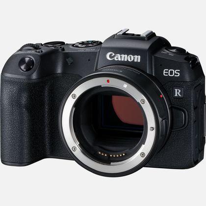 Câmara Mirrorless CANON EOS RP + RF 24-105mm F4-7.1 IS STM (3" - 7,5 W - Wi-Fi e Bluetooth - Preto)