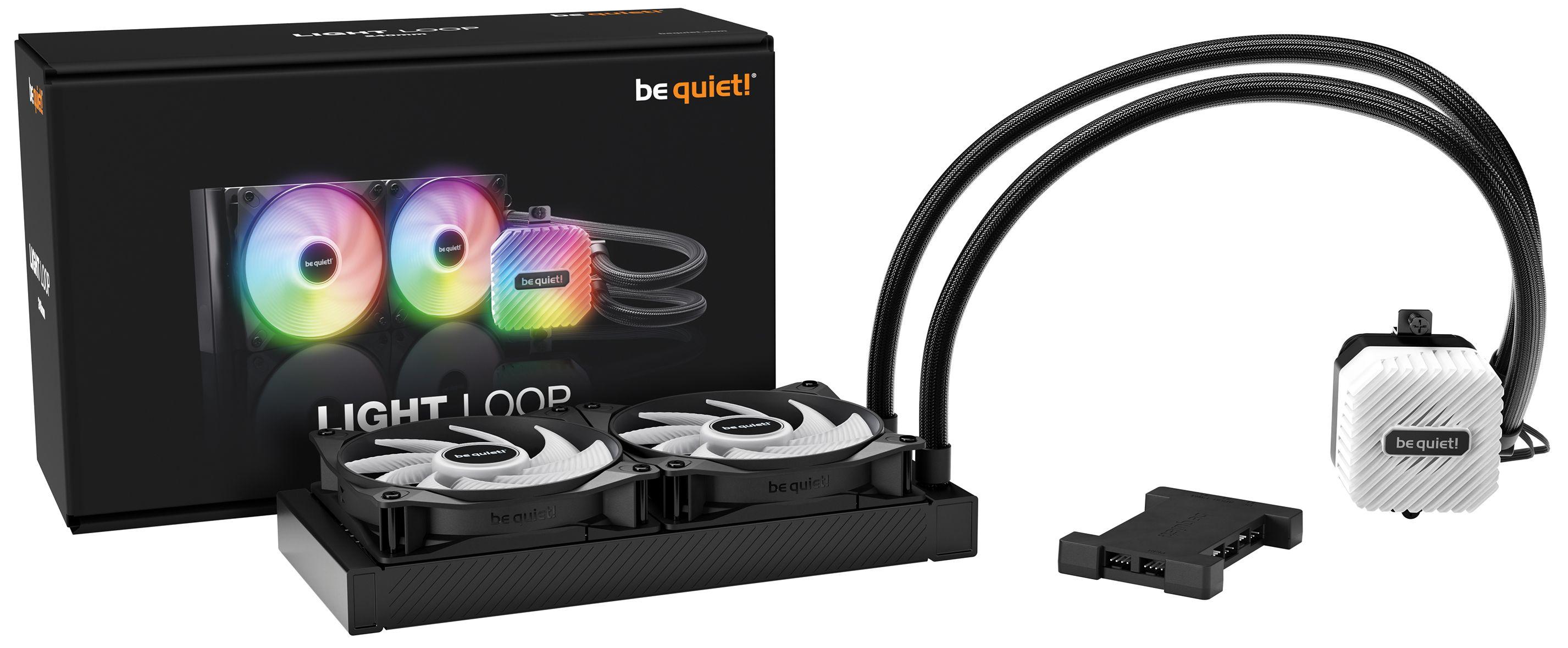 Refrigeração Líquida All-in-One BE QUIET! Light Loop 240mm (120 mm - 2 ventoinhas - 2100 RPM - Preto) — miniatura 4