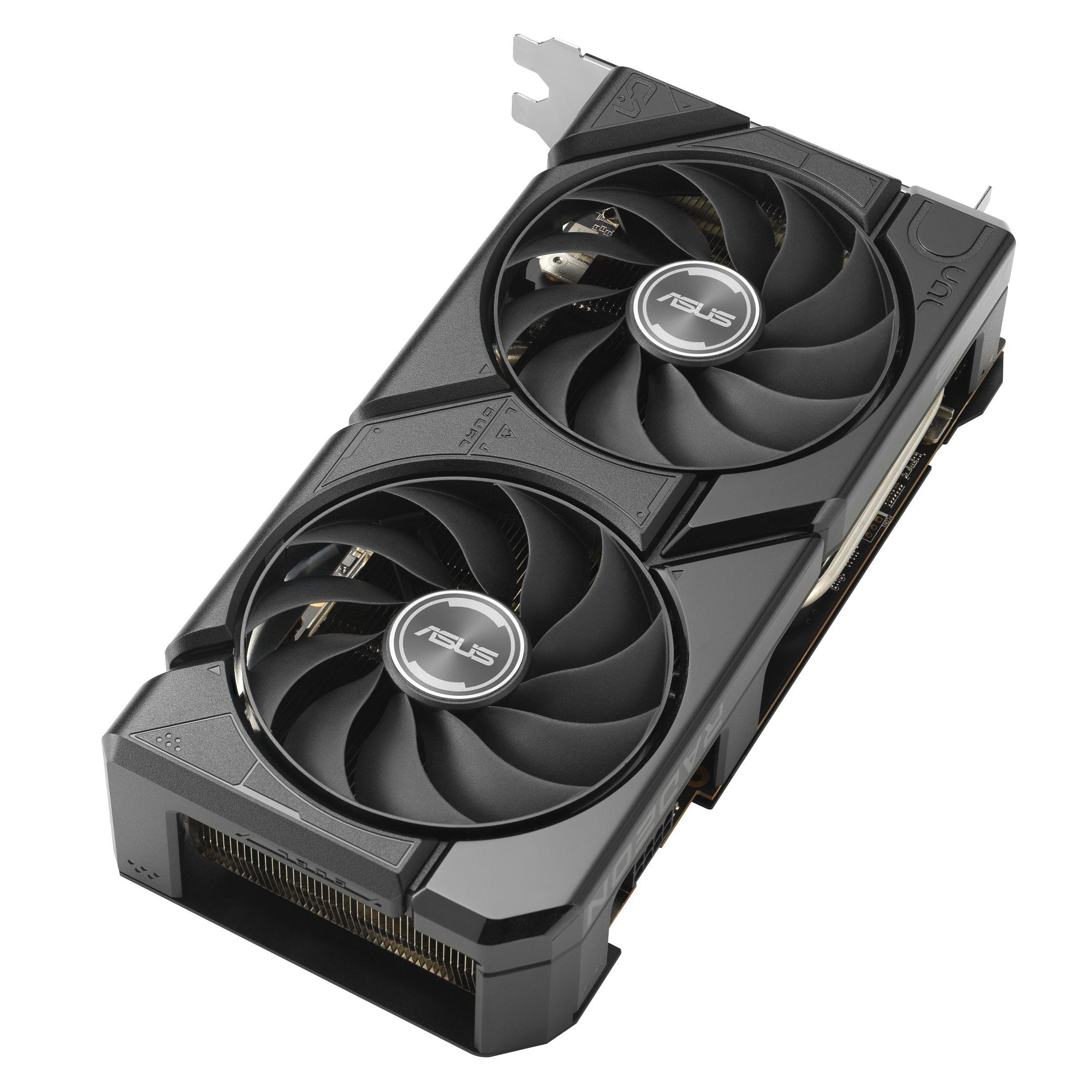 Placa Gráfica ASUS Dual Radeon RX 7600 EVO OC Edition (Radeon RX 7600 - 18 Gbit/s - 8 GB - Preto), miniatura 3
