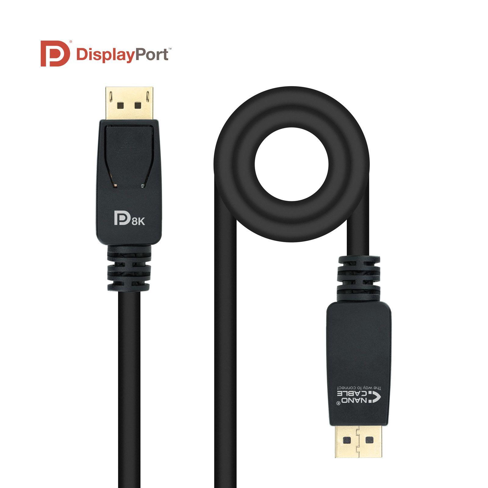 Cabo DisplayPort NANOCABLE 10.15.2503 (3 m - Preto) — miniatura 2