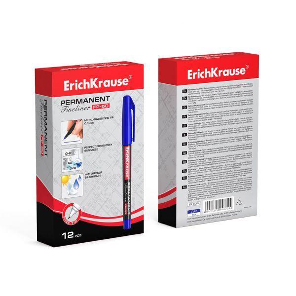Marcador Permanente ERICHKRAUSE FP-50 (Azul) — miniatura 3